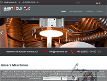 Tablet Screenshot of maintools.de